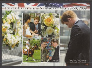 Tuvalu 1093 Prince Harry Souvenir Sheet MNH VF