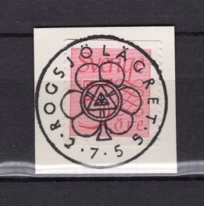 INTERNATIONAL SCOUT MOVEMENT 1955 ROGSJÖ MEETING SWEDEN SUPERB SPECIAL CANCEL 11