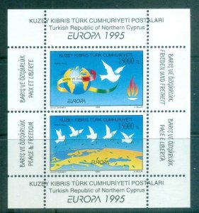 Cyprus Turkish 1995 Europa Peace & Freedom MS MUH