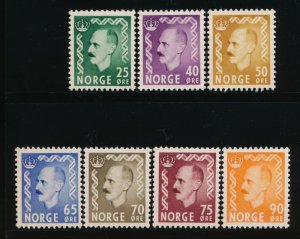 NORWAY 345-352 MINT F-VF NEVER HINGED (NH) (needs #346)