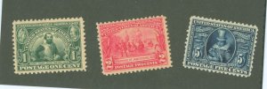 United States #328-330 Unused