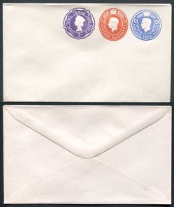 ESCP875 KGVI 4d and 1/2d Plus QEII 3d Compound Stamped to Order Envelope