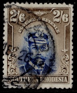 SOUTHERN RHODESIA GV SG13, 2s 6d blue & sepia, USED. Cat £75.