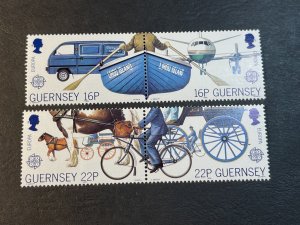 GUERNSEY # 381-384-MINT NEVER/HINGED--COMPLETE SET IN PAIRS--1988