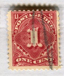 USA; 1890s early classic Postage Due fine used shade of 1c. value