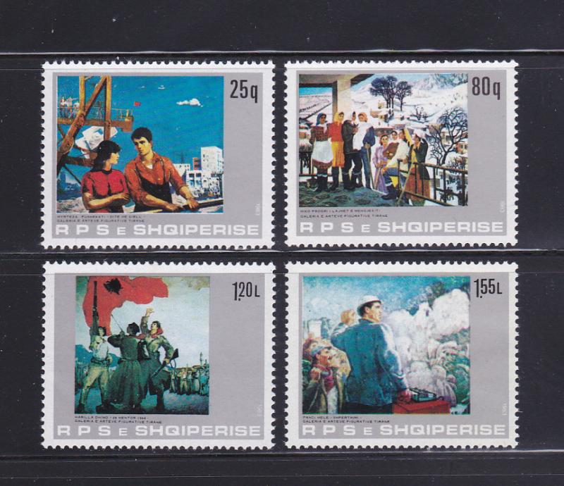 Albania 2077-2080 Set MH Art, Paintings