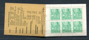 Germany 1960 Booklet Mi MH 3 (Blatt 7 8 9) with advertisement MNH 8326