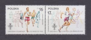 1984 Poland 2916C-2917CPaar 1984 Olympic Games in Los Angeles  2,40 €