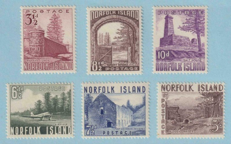 NORFOLK ISLAND 13 - 18  MINT NEVER HINGED OG ** NO FAULTS VERY FINE! - W143