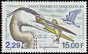 Scott #C75A Heron MNH