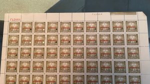 LOT OF 8 PHILIPPINES 1947 DOCUMENTARY REVENUE SPECIMEN SHEETS OF 100 STAMPS!