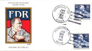 #1950 Franklin D. Roosevelt Collins FDC