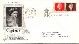 Canada 1961 FDC - Elizabeth II - Ottawa, Ontario - Pair - J3866