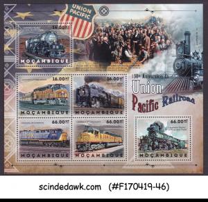 MOZAMBIQUE - 2012 UNION PACIFIC RAILROADS RAILWAY MIN/SHT MNH