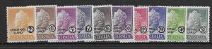 Christmas Island 1-10  1958  set 10  mint vf --hinged