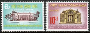 Viet Nam South 383-384, MNH. Buildings: Parliament, Senate, 1970