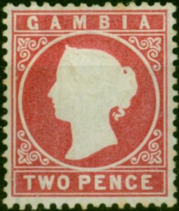 Gambia 1880 2d Rose SG13b Fine MM