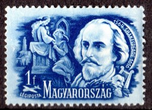 Hungary 1948 Sc#CB3  WILLIAM SHAKESPEARE Writer Single MNH