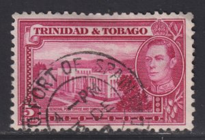 Trinidad & Tobago 54 General Post Office & Treasury 1941