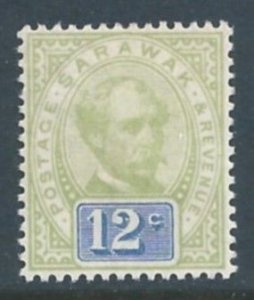 Sarawak #16 Mint No Gum 12c Sir Charles Johnson Brooke