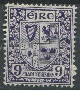 Ireland Sc#74 Used, 9p dk red vio, Symbols 1922-34 (1923)