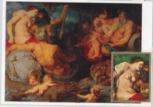 62794 - PARAGUAY - POSTAL HISTORY: MAXIMUM CARD 1972 - ART: RUBENS