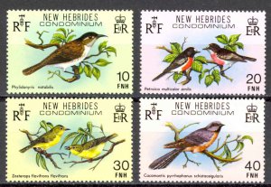 New Hebrides, British Sc# 276-279 MH 1980 Birds