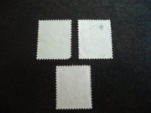 Stamps - Netherlands - Scott# 216-218 - Used Part Set of 3 Stamps