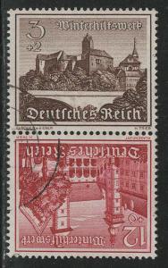 Germany Scott # B160, B165, used, tete beche, Mi # SK36
