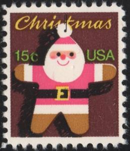 SC#1800 15¢ Santa Claus Ornament Single (1979) MNH