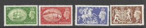 GB 286-89    1951  set  4  XF  Unused