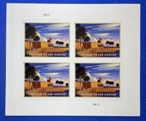 5554 CASTILLO DE SAN MARCOS Pane of 4 US $7.95 Priority Mail Stamps MNH  2021