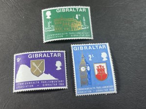 GIBRALTAR # 219-221-MINT/NEVER HINGED---COMPLETE SET---1969