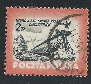 Poland #611 2z Windmill & Framework, Ciechocinek - Used