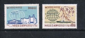 korea 1964 Sc 432-433 set MNH