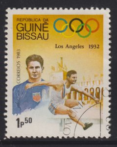 Guinea-Bissau 490 Olympic Long Jump 1983