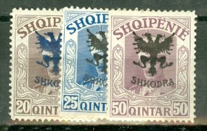 PS: Albania 120-4 mint CV $744; scan shows only a few