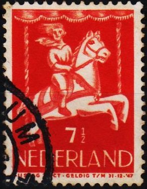 Netherlands. 1946 7 1/2c+2 1/2c S.G.633 Fine Used