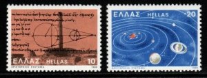 GREECE SG1512/3 1980 ARISTARCHUS OF SAMOS(ASTRONOMER) MNH