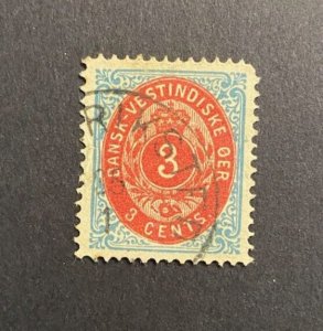 Danish West Indies Scott Number 6 Used