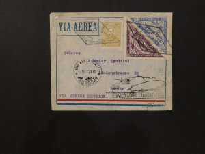 1929 Paraguay LZ 127 Graf Zeppelin Cover to Berlin Germany Condor Syndikat