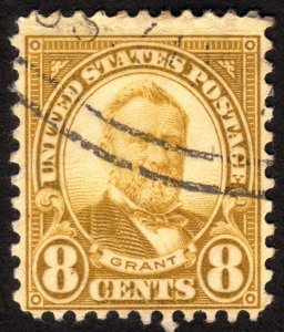 1927, US 8c, Ulysses S. Grant, Used, Sc 640