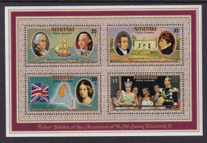 Aitutaki 151a Souvenir Sheet MNH VF