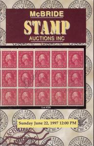 McBride Stamp Auctions, United States and Worldwide - Jun...