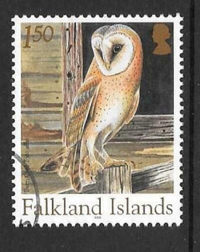 FALKLAND ISLANDS SG1000 2004 £1.50 OWLS FINE USED