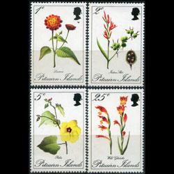 PITCAIRN 1970 - Scott# 110-3 Flowers Set of 4 NH