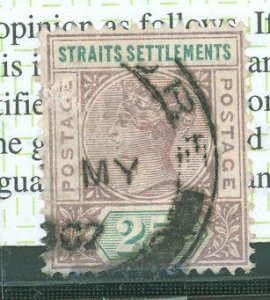 Straits Settlements #86v Used Single