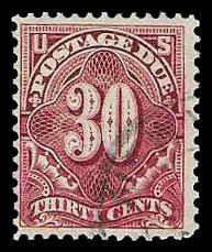 PCBstamps   US # J36 30c Postage Due, used, (1)