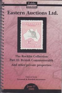 Rocklin Coll Part 2: British Commonwealth, Eastern 2009