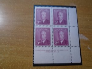 Canada  #  286  LR  # 13    Plate Block